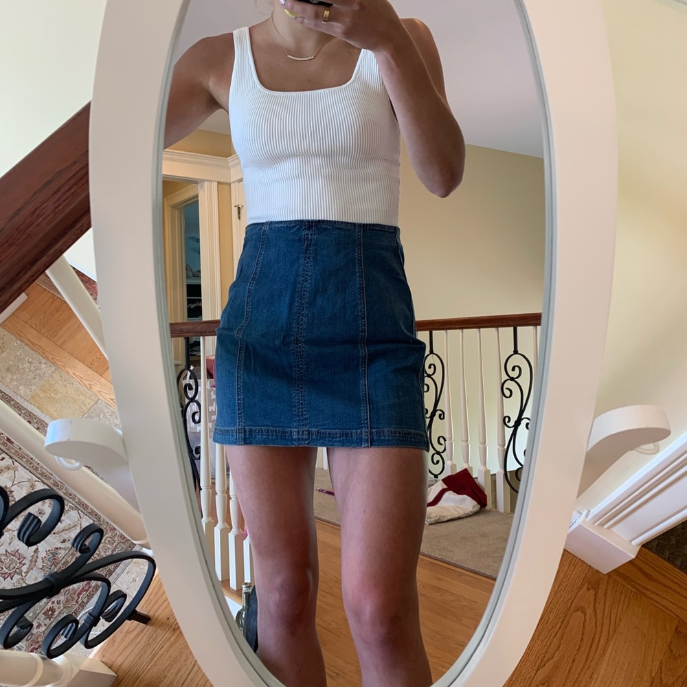 Denim skirt